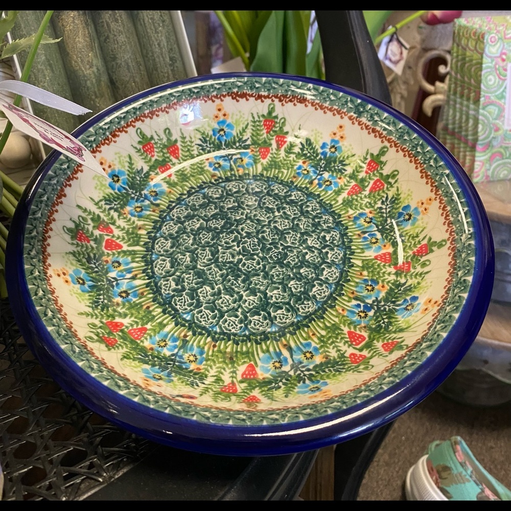 Polish Pottery Pasta Plate